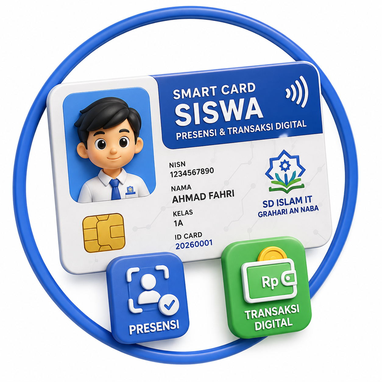 Smart card Siswa (Presensi dan Transaksi digital)